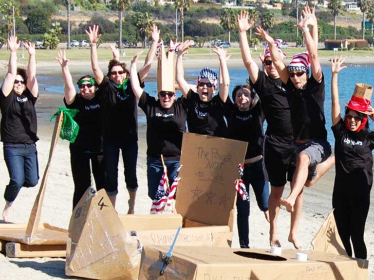 cardboard boat building challenge 13