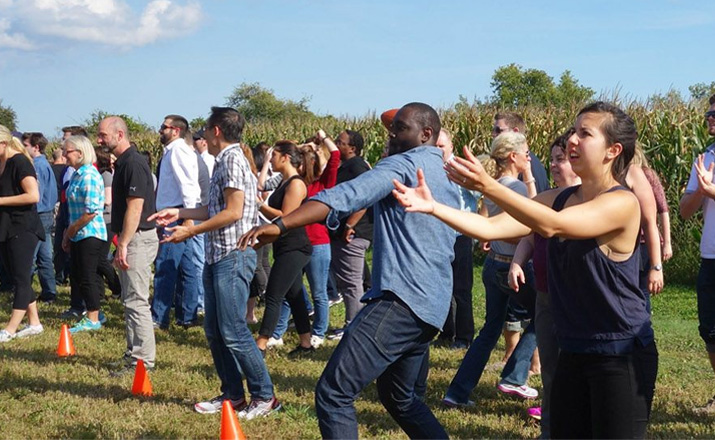 custom events team building hero