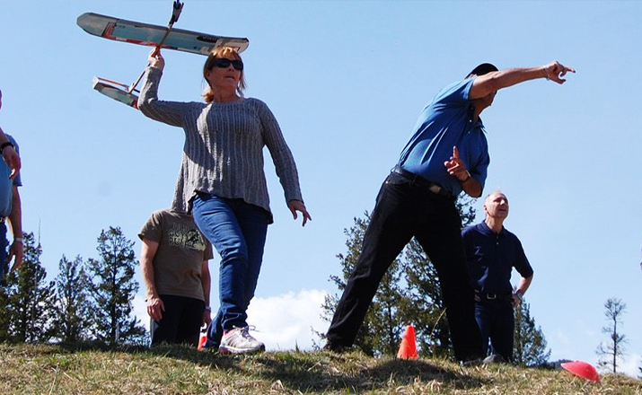 eagle glider construction challenge team building hero